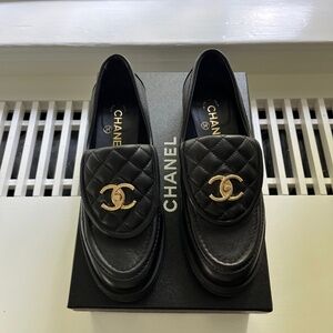 Chanel Quilted Loafers